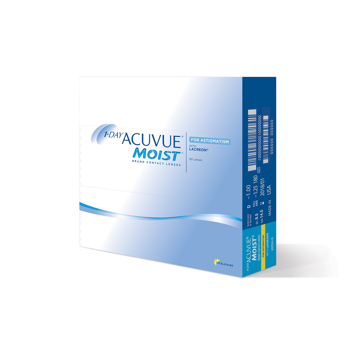 Acuvue 1-Day Moist Astigmatism – Daily – 90 Pack